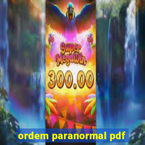 ordem paranormal pdf